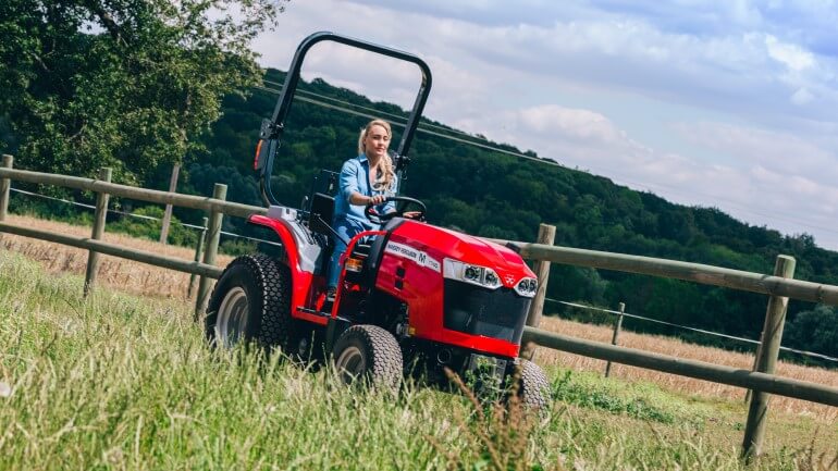 Massey Ferguson MF 1700 M Series combines compact dimensions with powerful performance